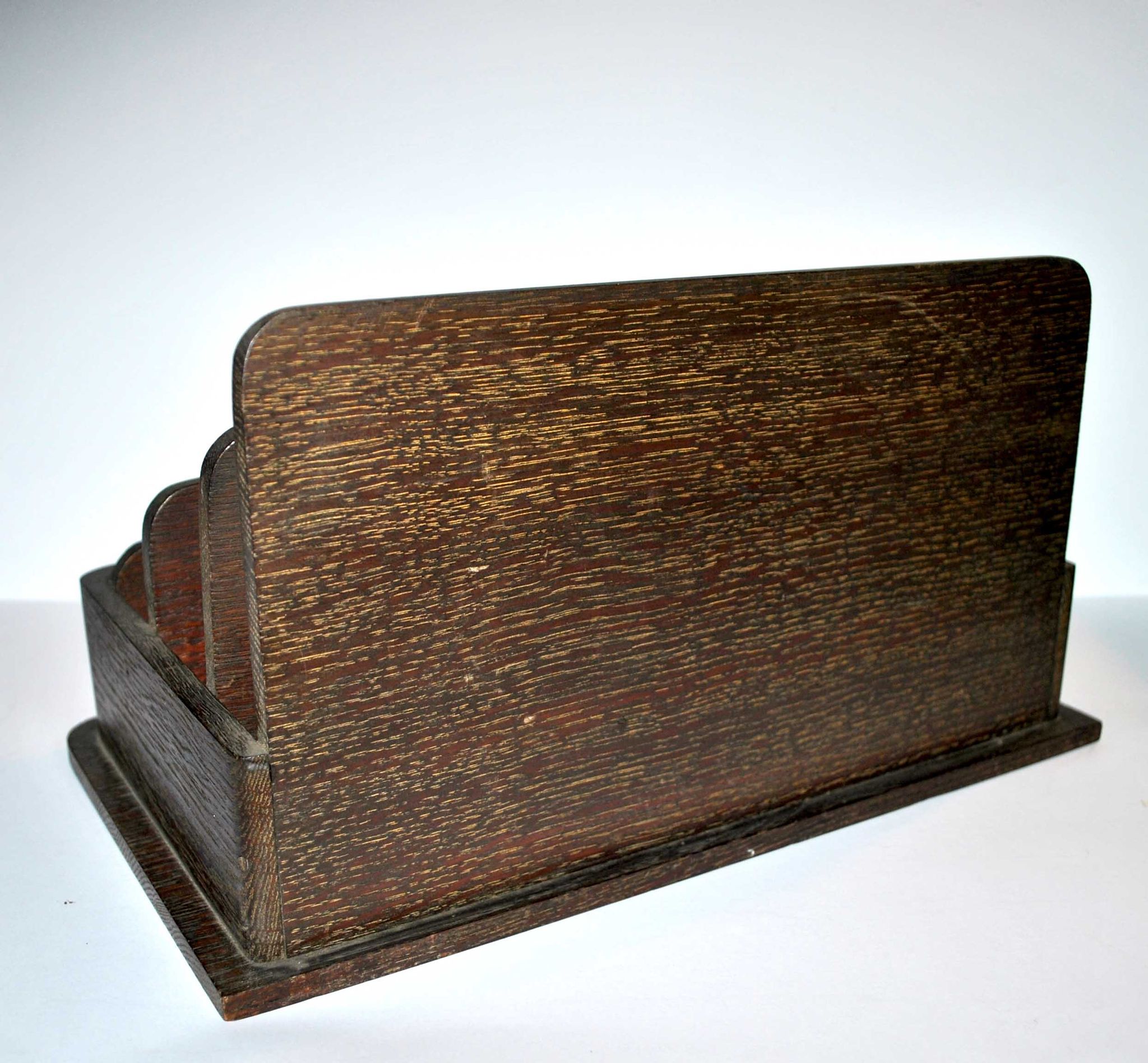 Office kit art deco inkwell and wooden letter holder macassar way 1930-1940