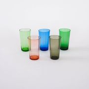 Set of coloured glasses, Finnish design, 1950s, designer: Tapio Wirkkala