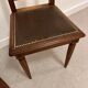 Pair of art deco style wooden chairs