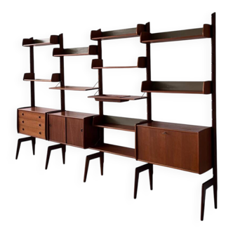 Scandinavian Mid Century Teak Bookcase, Norway 1960’s