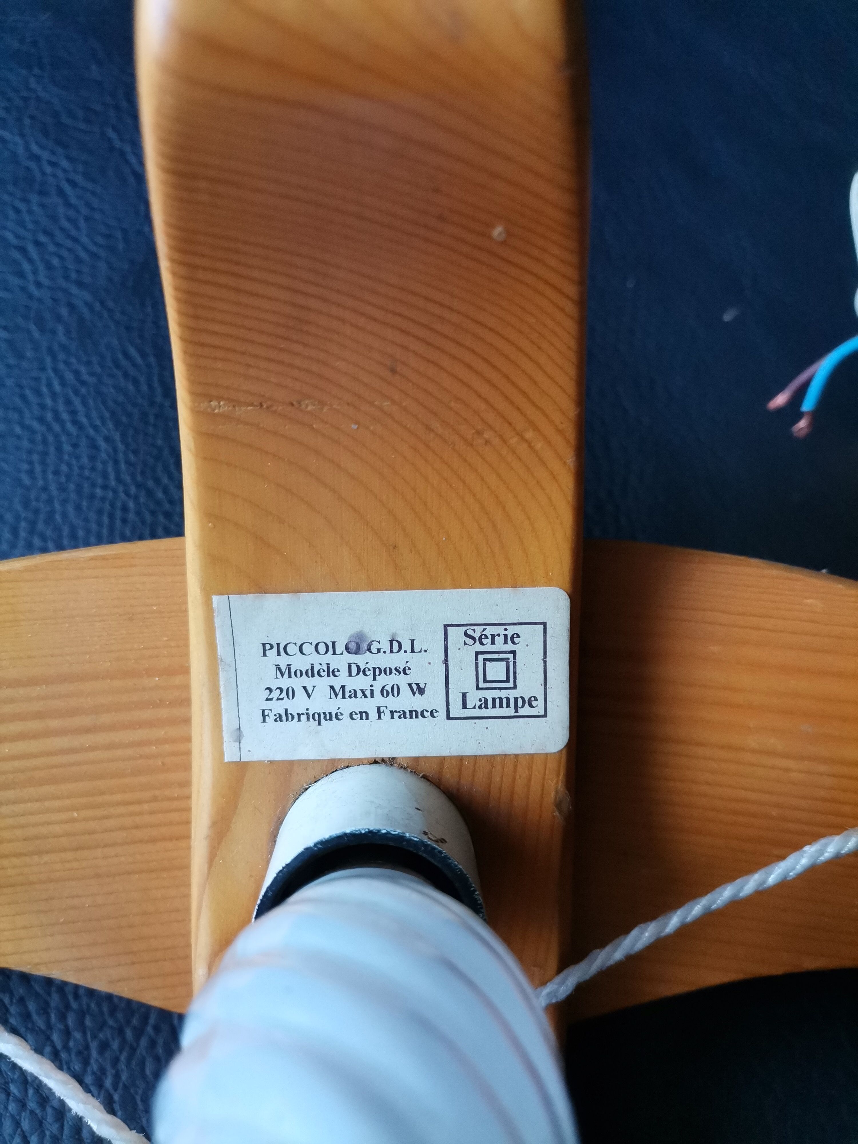 Scandinavian wood chandelier