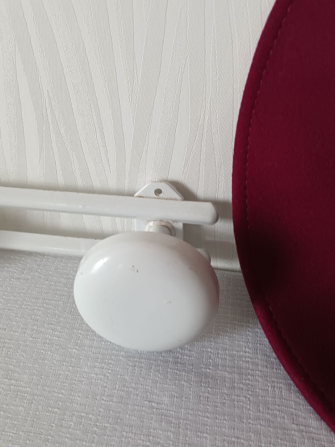 Wall coat rack 3 hooks vintage 70's