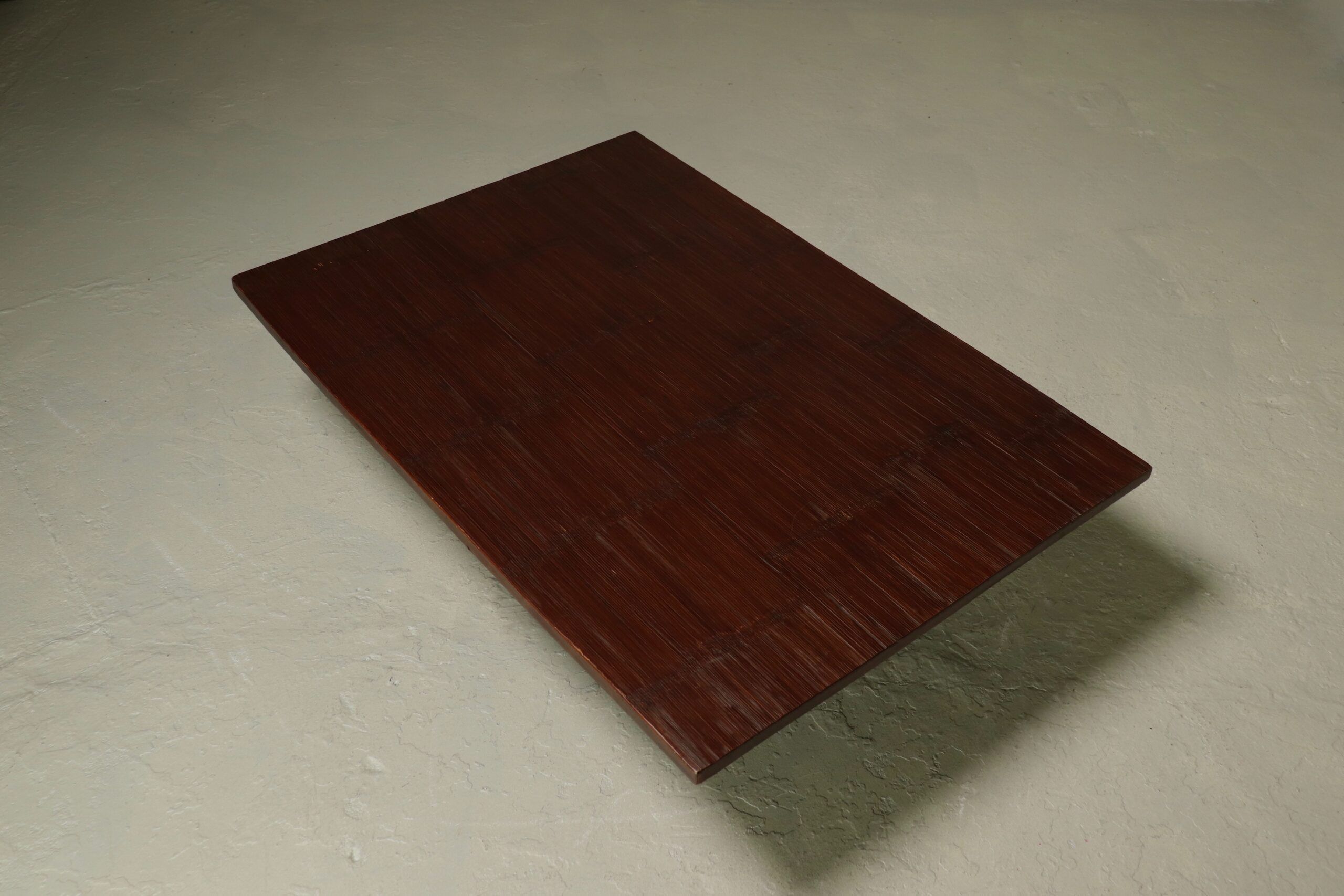 Bamboo and wood coffee table by Axel Vervoordt 1980s