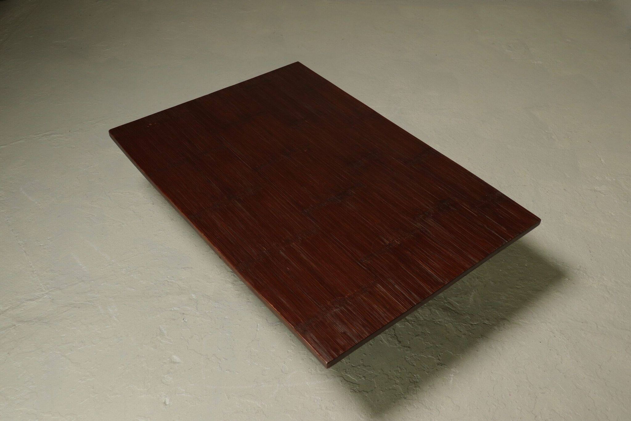 Bamboo and wood coffee table by Axel Vervoordt 1980s