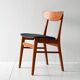 Quatre chaises danoises vintage en teck par Farstrup