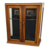 Vintage oak vitrine