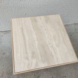 Travertine coffee table