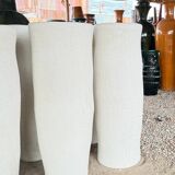 Large White Tadelakt Pot H88xL32