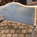 Louis xv style bed stamped Bontemps paris upholsterer