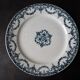 Set of 6 dinner plates Terre de Fer E. Bourgeois, Excelsior model