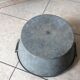 Zinc round basin
