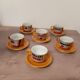 Service of porcelain espresso by Schmidt designer RM plates Brazil.
