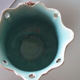 Cache pot en barbotine art nouveau