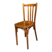 Chaise de bistrot en bois courbé style Thonet du XIXème siècle