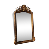 Miroir baroque 19eme siècle doré 84x156cm