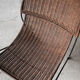 Frederick Weinberg USA rattan chair and metal structure, 1950