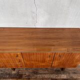 Scandinavian vintage walnut row 1960