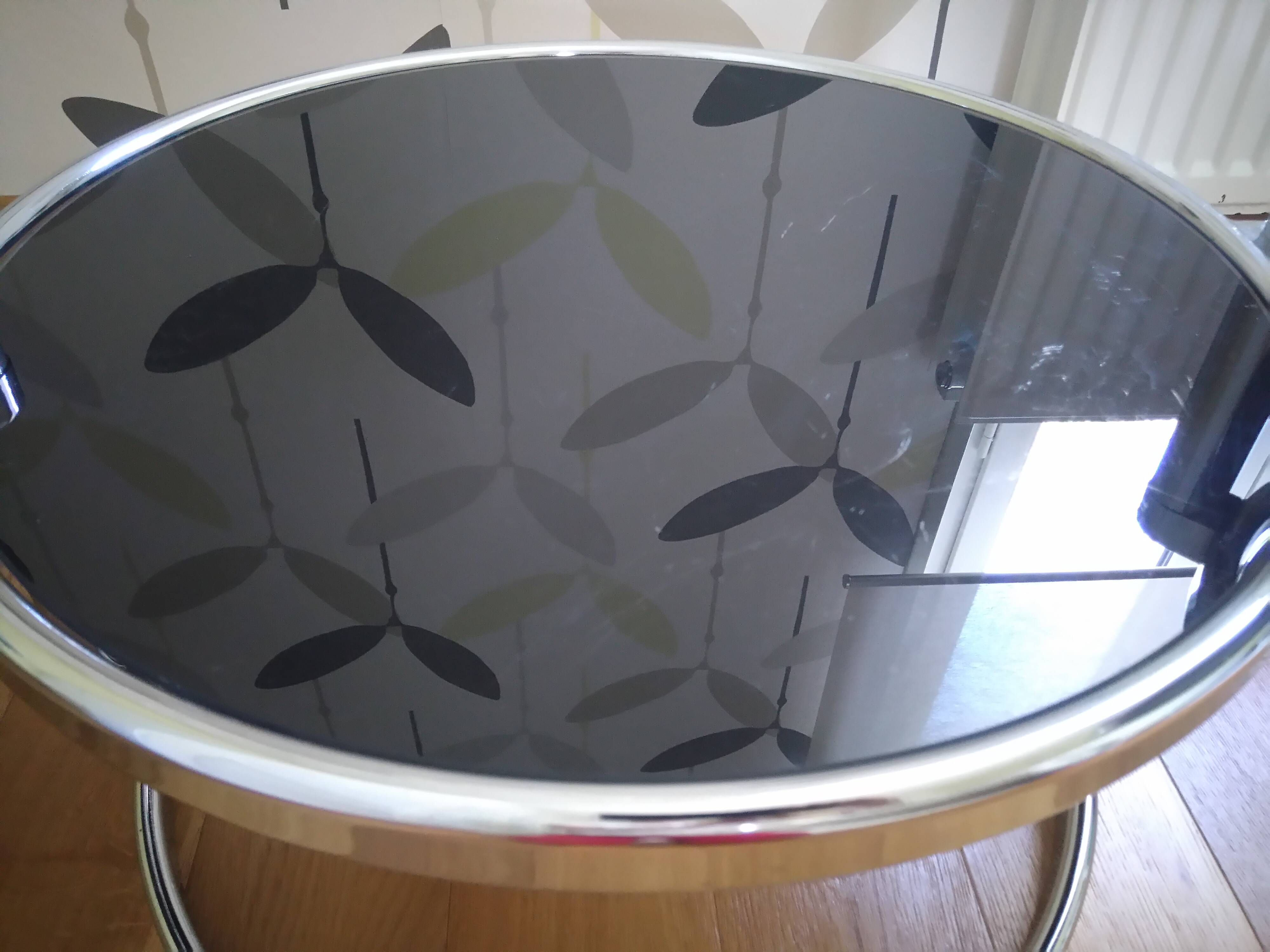 Table basse ronde années 70
