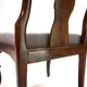 Lot de 5 chaises de salle à manger en acajou de style Reine Anne, 1920