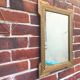 Miroir ancien cadre en bois doré 48x37cm