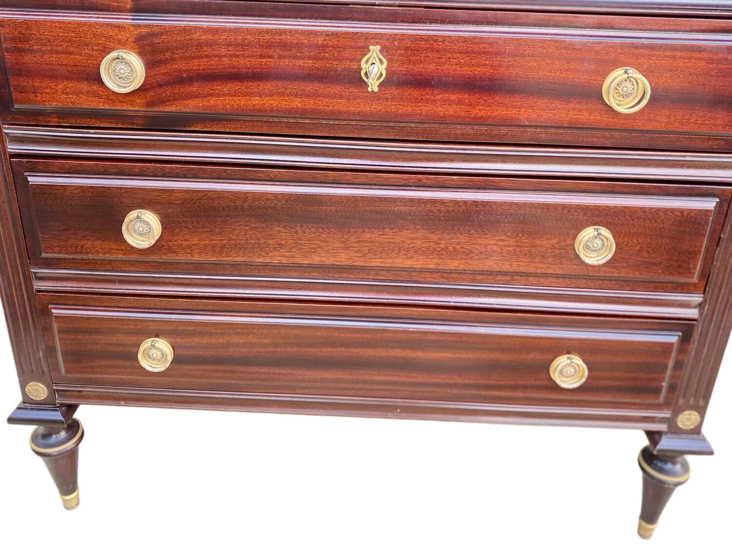 Louis XVI Directoire style mahogany chest of drawers