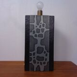 Brutalist table lamp from Temde, Switzerland, 1960s