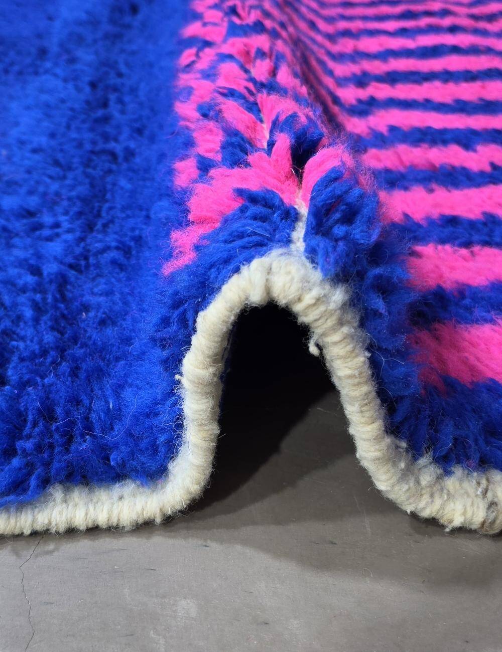 Petit Tapis Berbère Bleu - 150 x 130 cm