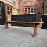 Large solid elm farmhouse bench