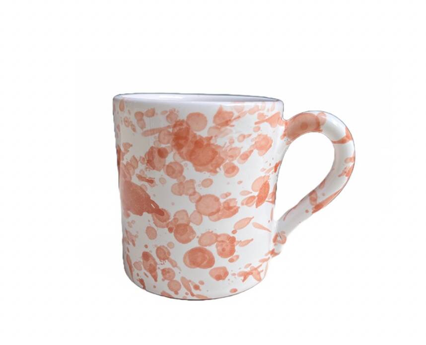 Terracotta dots mug