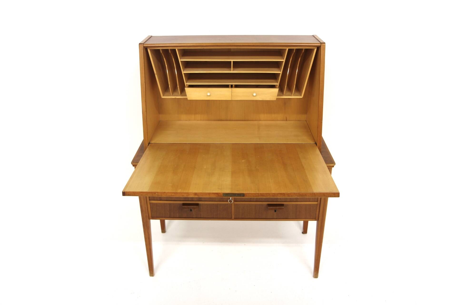 Scandinavian mahogany secretary, Sweden, 1950