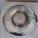 Pique flowers art-deco metal silver Gallia