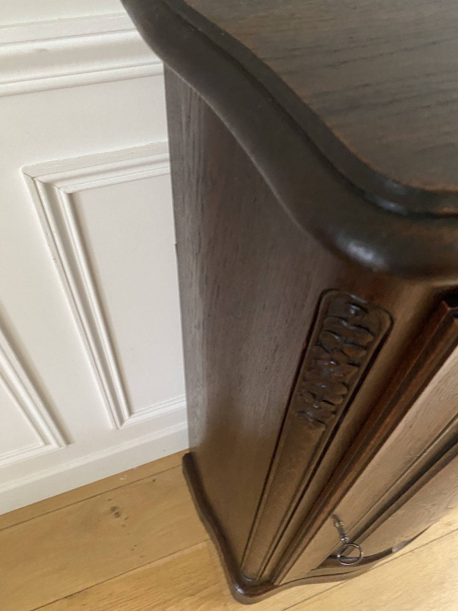 Jam cupboard, entrance furniture, antique carved solid oak occasional furniture