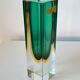 Vase sommerso en verre soufflé murano vintage - made in italy