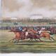 Horse racing gouache painting John Grant