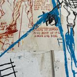Jean Michel Basquiat (1960-1988), Leonardo da Vinci’s Greates Hits, 1982, Copyright Estate of Jean Michel Basquiat, Licensed by Artestar New York, Printed in UK