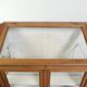 Vintage shop/museum display cabinet with shelves, doors and an opening top