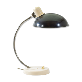 Lampe en bakélite ivoire et noir, Hélion 1940