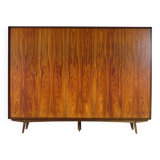 Large mid century modern 5-door wardrobe in rosewood, 1960s