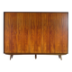 Large mid century modern 5-door wardrobe in rosewood, 1960s