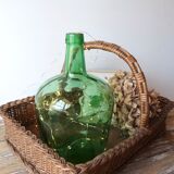 Dame-jeanne en verre verte 5 litres