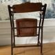 Wooden folding theater chair