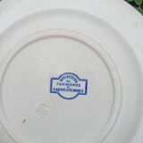 Iron earth plates Moustiers Sarreguemines model