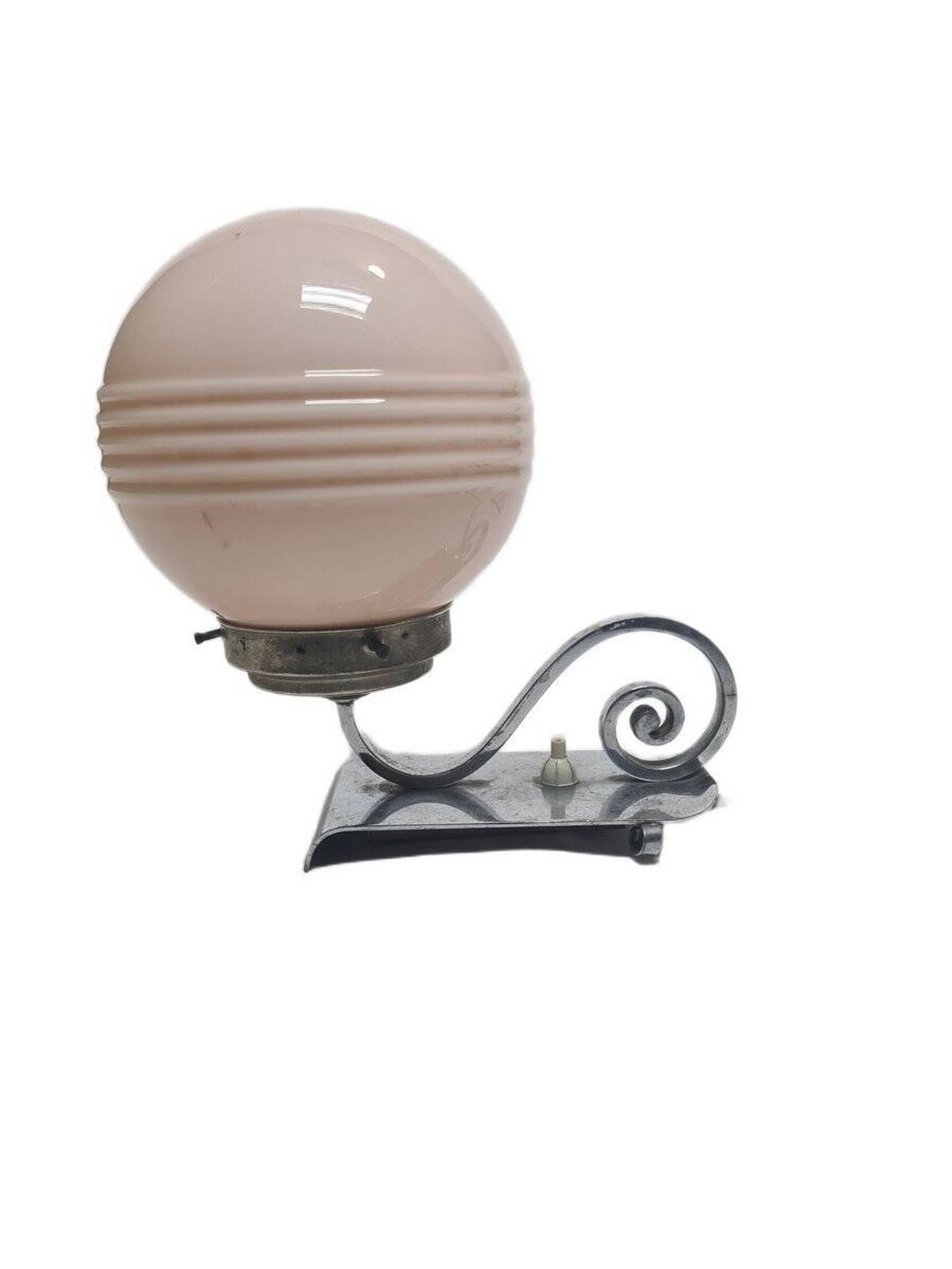 Art Deco bedside lamp, Belgium, 1950s