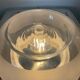Peill & Putzler Space Age wall lamp in glass and chrome-plated metal