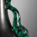 Important fish vase by the Vallauris Manufacture