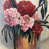 Oil on canvas Bouquet of flowers