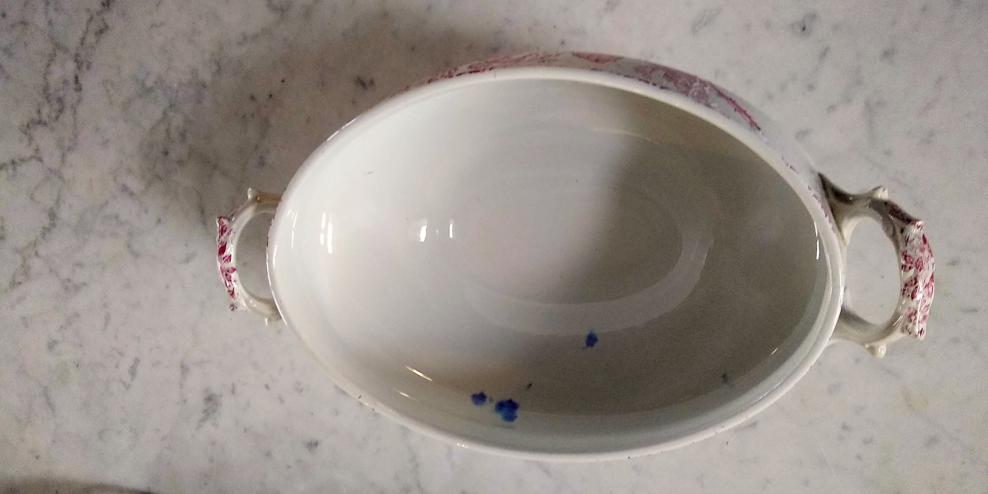 Tureen pattern blackberry from Badonviller