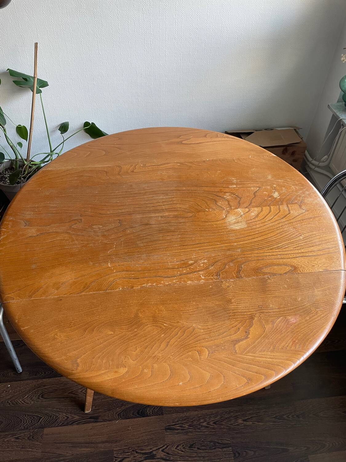 Vintage Scandinavian oak table