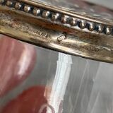 Service de nuit cristal argent