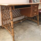 Rattan desk